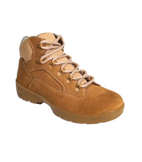 Sand-coloured suede BKS 121 security guard boot