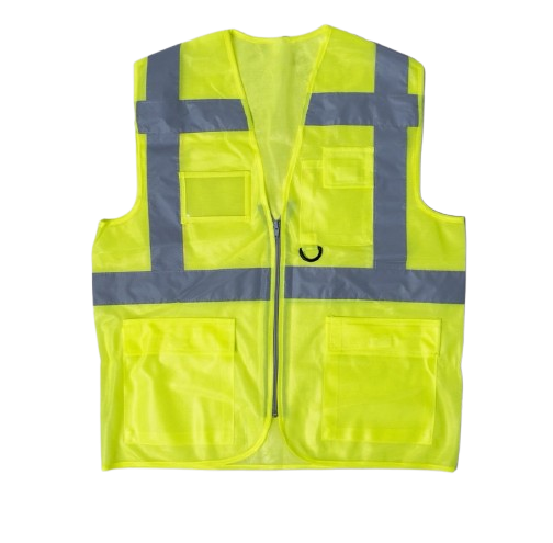 Fosforlu sarı Blacksafe BS5001 reflektörlü mühendis yeleği