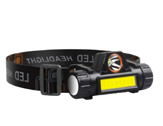 LED strip headlamp with black band
