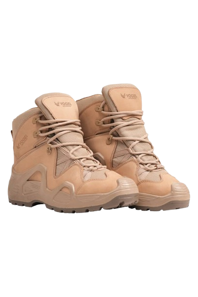 Beige nubuck Vogel M1492 tactical boot