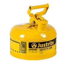 Justrite 7110200Z 4 Litre Sarı Çelik Emniyetli Kap